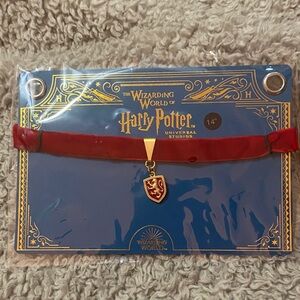 Harry Potter Red Choker Gryffindor Necklace